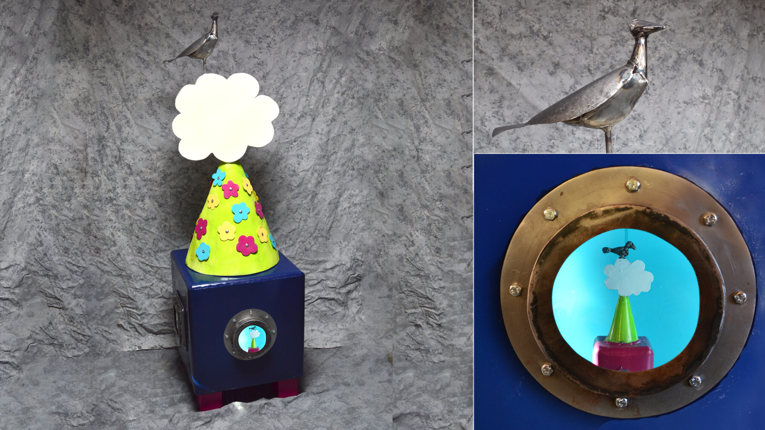 BirdCloudMountain sculpture